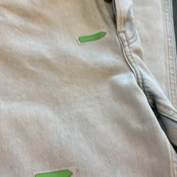 Banana Republic Mid-Rise Loose Stovepipe Jeans – Size 28 Button Fly Light Wash - Picture 15 of 16